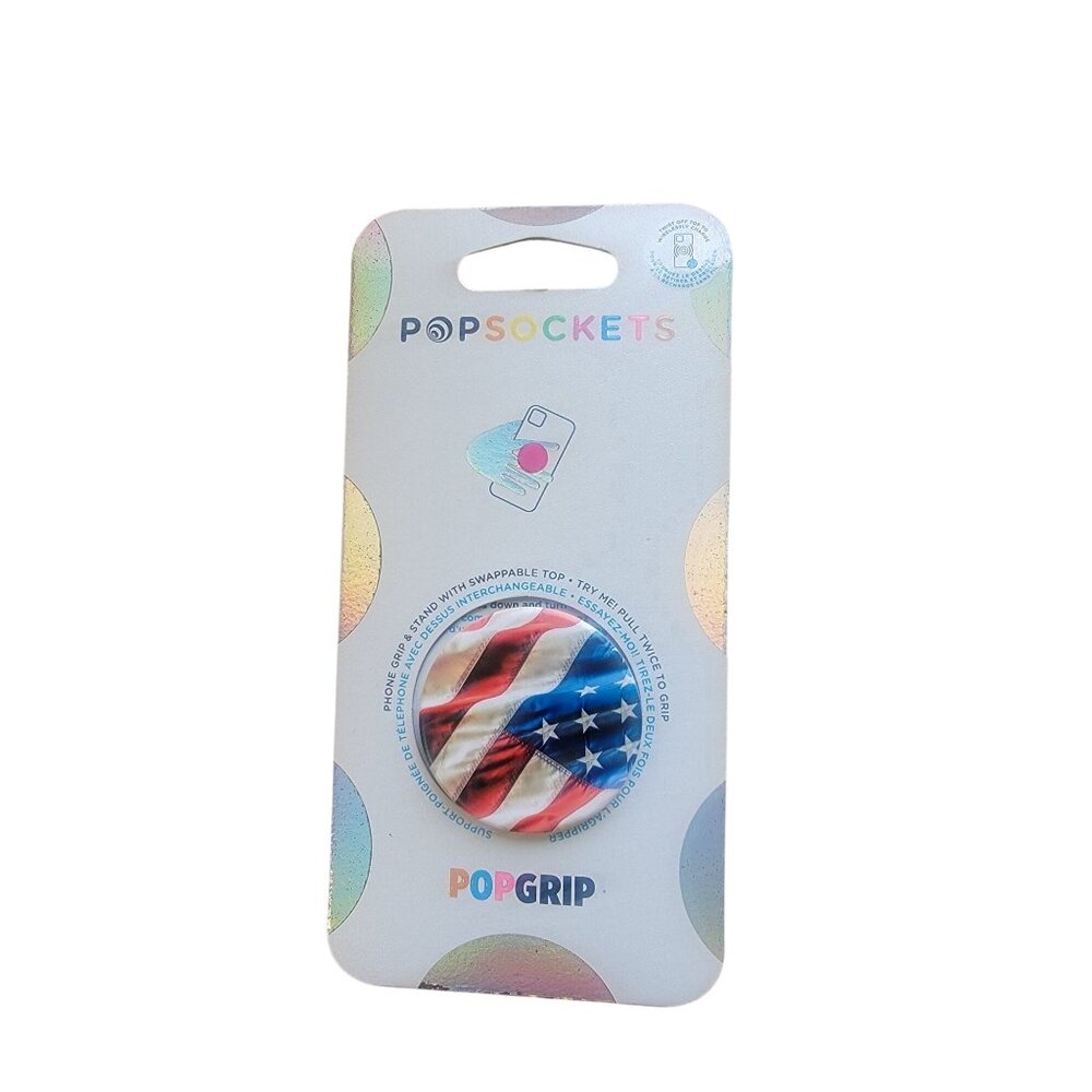 American Flag PopSocket Grip & Stand For Phones/Tablets Expandable Holder
